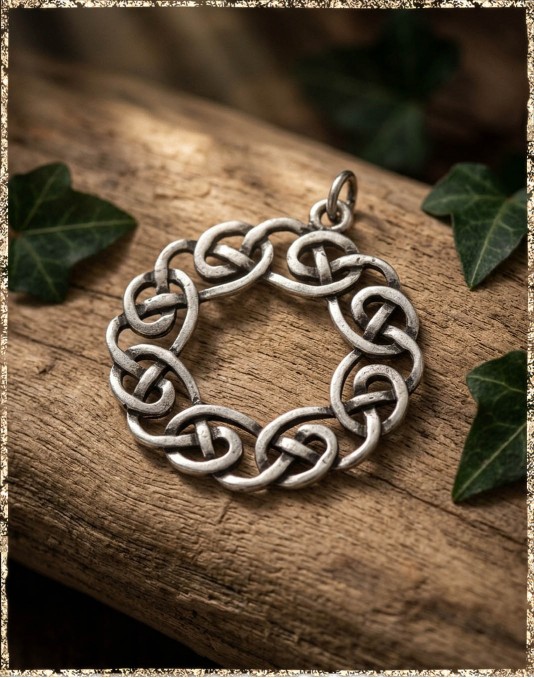 Anhänger Celtic Eternity - Bronze versilbert