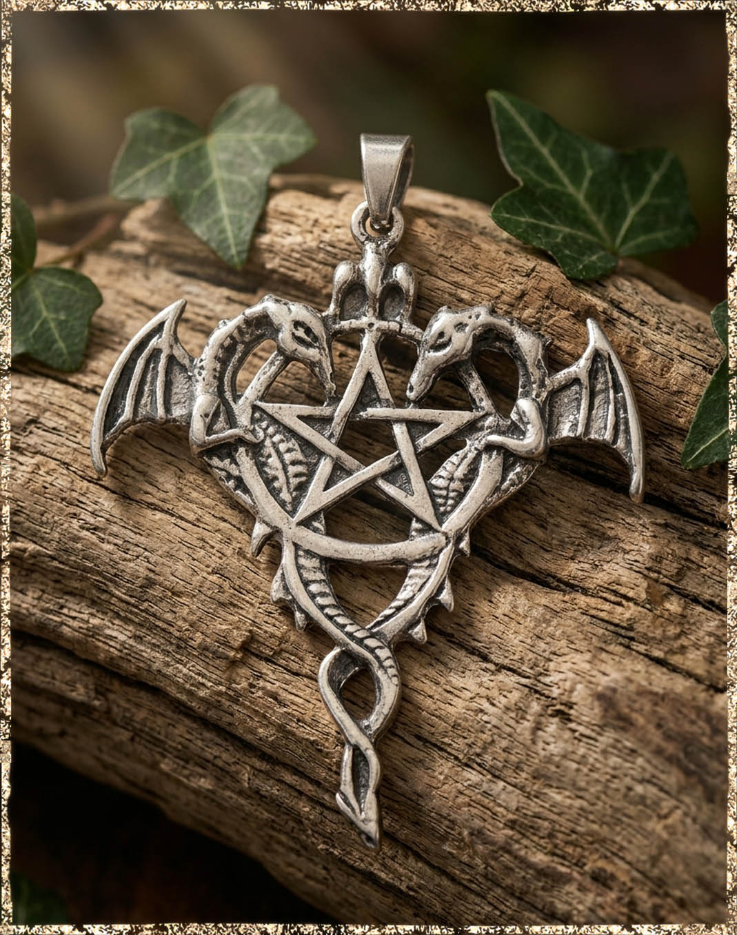 Amulett Draco – Drachen Pentagramm Amulett Draco – Drachen Pentagramm