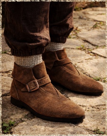 Mittelalterhalbschuhe braun