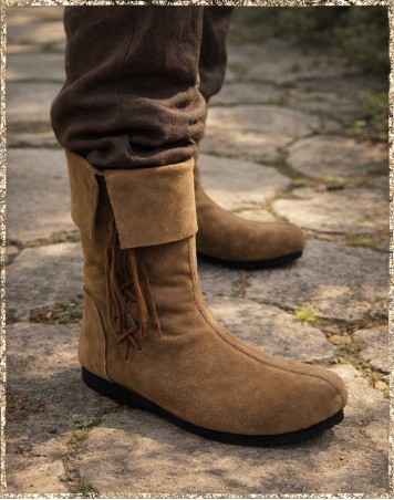 Mittelalterstiefel braun