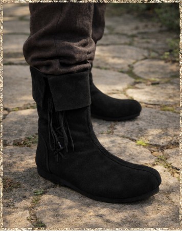 Mittelalterstiefel schwarz 