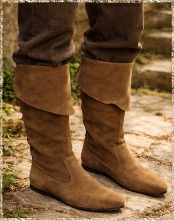 Stulpenstiefel hoch braun