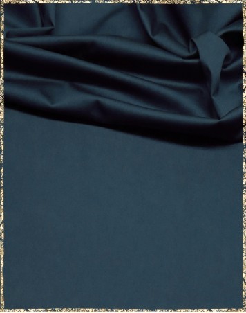 Baumwolle/Seide-Mix petrol