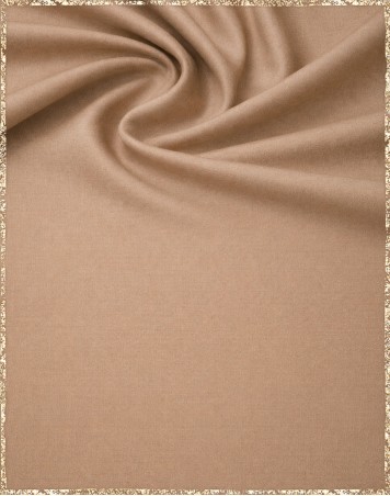 Baumwolle/Seide-Mix sandbeige