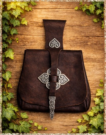 Birkatasche braun silber