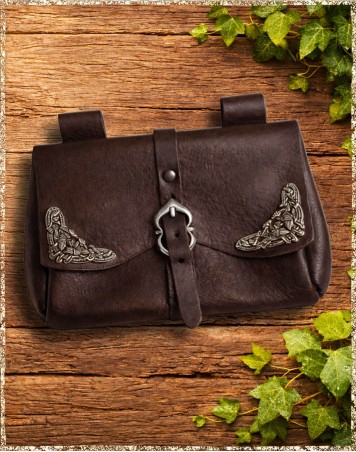 Gürteltasche Celtic braun silber